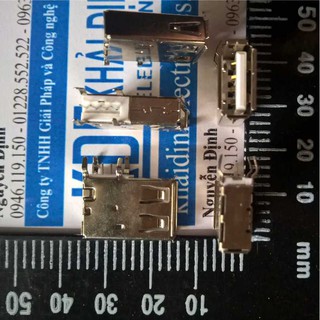 10 cái đầu cổng USB A Cái chân DIP, trụ DIP loại đứng 90 độ kde2793