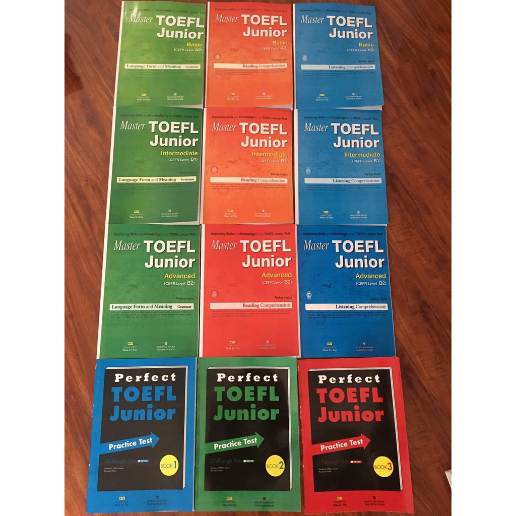 [Big Sale!] Combo 12c - Master TOEFL Junior