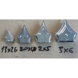 Bộ 50 chiếc nắp chụp đầu sắt hộp hàng rào cửa cổng 13x26