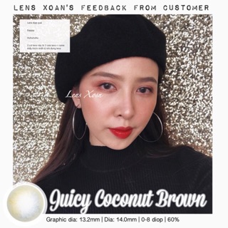 Áp tròng JUICY COCONUT BROWN