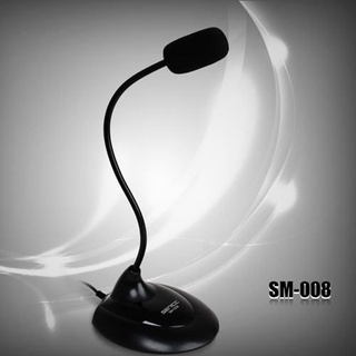 Micro thu âm Senicc SM-008 dùng cho máy tính PC/ Laptop - Cổng jack 3.5mm hay cổng USB tự nhận