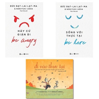 Combo sách nhỏ về buông bớt suy nghĩ và sống với thực tại: Đi vào thực tại, hãy cứ giận đi và sống với thực tại