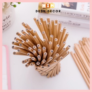 Bút chì lục giác 2B, bút chì gỗ NATURE WOOD dùng cho ghi chép, tô vẽ