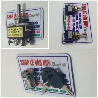 Công tắc mở bằng chìa khóa &amp; gật gù
