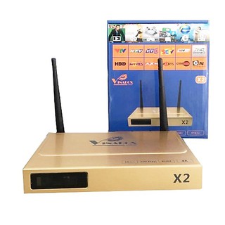 Box Smart Tivi Vinabox X2 - 1G - Có Kho Phim Riêng. Vi Tính Quốc Duy