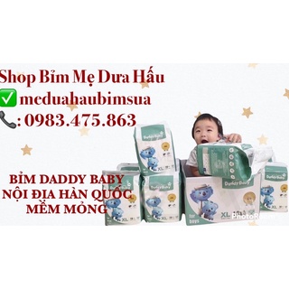 BỈM DADDY BABY NỘI ĐỊA HÀN QUỐC SIÊU MỎNG 0,28CM, THẤM SIÊU KHÔ S28/M24/L20/L22/XL18/XXL17 meduahaubimsua