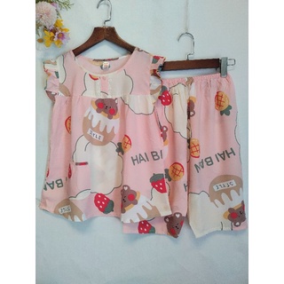 [ SIZE  XL: 37-43kg] Bộ tole quần lửng BÉ GÁI