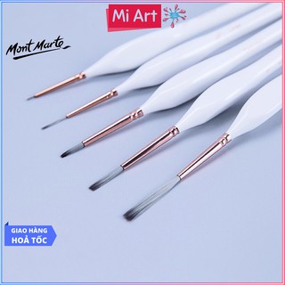 Bộ 5 Cọ Detail &amp; Liner Mont Marte - Detail &amp; Liner Brush Set Signature 5pc - BMHS0034