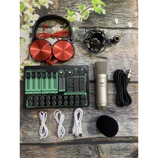 combo thu âm H9 mới và mic ISK AT100 chính hãng loại 1 Tặng kèm tai Nghe chụp tai