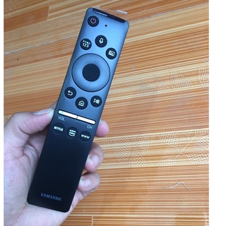 Điều khiển tivi samsung giọng nói, Remote samsung giọng nói RU7400, màn hình 50inch