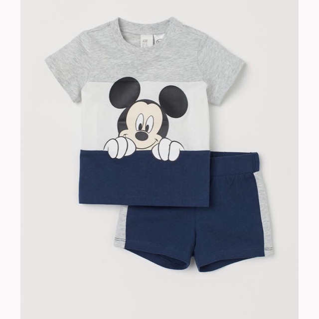 {Auth} Set bộ đồ Mickey H&M