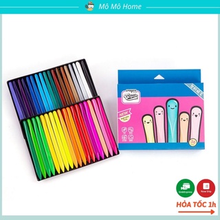 Bút màu hữu cơ 36 bút Crayonlap cho bé tập tô