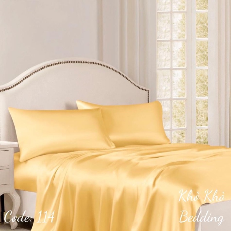 Chăn ga phi lụa cao cấp Khò Khò Bedding.