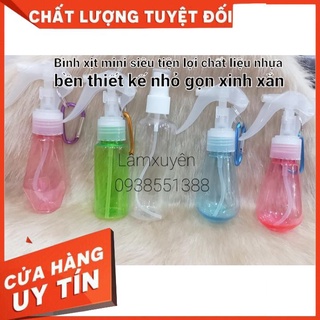 Chai xịt móc khóa 60ml bình chiết có móc gài carabiner tiện dụng mang theo du lịch Freeship  loại 1 giá rẻ tận gốc .