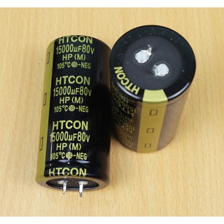 Tụ Amply HTCON 15000uF/80V Với Kích Thước 7 X 3,5 Chất Lượng Cao - 1 Cái