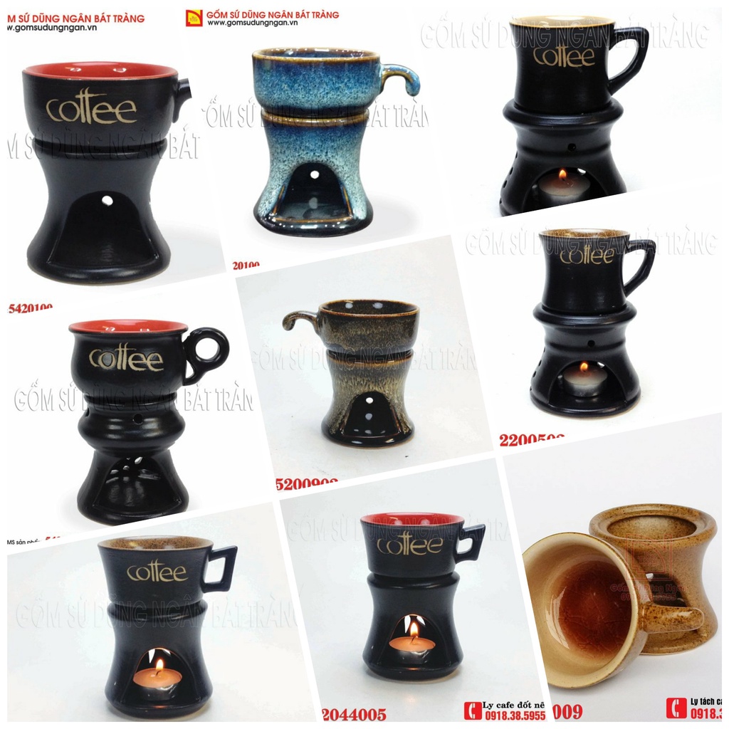 Bếp đun cafe gốm sứ Bát Tràng
