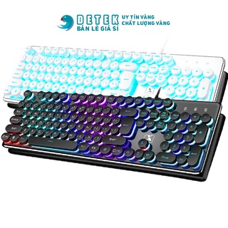 ( có video ) ⌨ Bàn phím keycap tròn Classic K100 K620 LED siêu đẹp