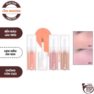 Má Hồng Dạng Kem Cho Đôi Má Hồng Hào, Tươi Tắn I'm Meme I'm Bare Cheek Liquid 3ml