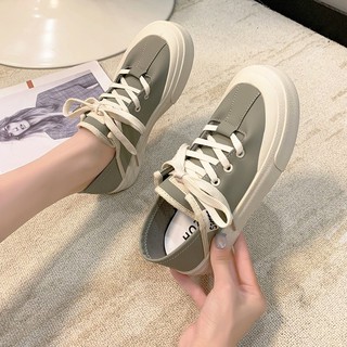 [Mã 44FASHIONSALE1 giảm 10k đơn từ 50k] Giày thể thao nữ kiểu dáng mới cách điệu vải da SAPHIA