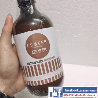DẦU XẢ SIÊU MƯỢT CSMEER ARGAN OIL 750ML