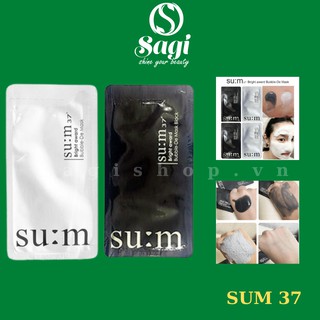 Mặt Nạ Sủi Bọt Thải Độc Sum37 Bright Award Bubble-De Mask