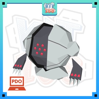Mô hình giấy Anime Game Chibi Pokemon Registeel