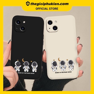 Ốp iphone - Ốp lưng iphone cạnh vuông Phi hành gia tí hon dành cho ip 6 đến 14promax - ng132