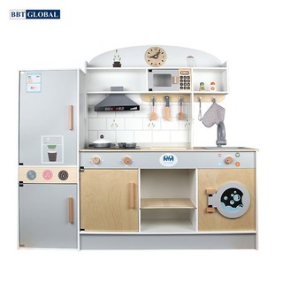 Đồ chơi nấu ăn gỗ cao cấp BBT GLOBAL cỡ lớn nhiều chức năng MSN21001