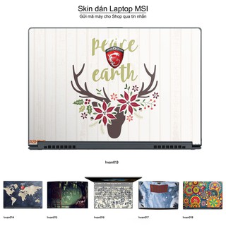 Skin dán Laptop MSI in hình Hoa văn _nhiều mẫu 3 (inbox mã máy cho Shop)