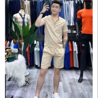 Bộ đũi nam hè Vải đũi lanh cao cấp ( Mát - Thoải Mái - Hot trend)