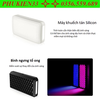 Đèn led video Ulanzi VIJIM VL196 RGB dùng cho chụp model, sản phẩm , quay phim, vlog, đèn background, hiệu ứng,...