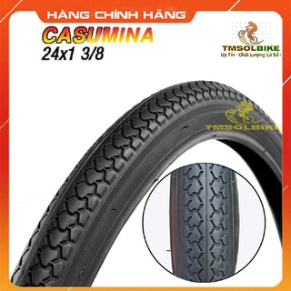 Vỏ Xe đạp 24x1 3/8 cho xe đạp martin ,  Xe lăn   Lốp Xe đạp Casumina 24x1 3/8 - Hàng chính hãng