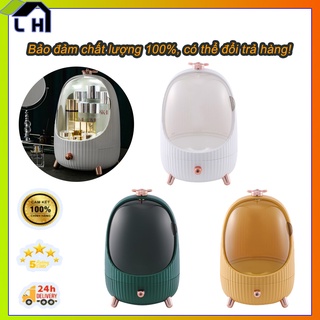 Kệ Đựng Mỹ Phẩm- Hộp mỹ phẩm / 2 tầng Mặt kính trong suốt,Có đèn LED-YYK-2