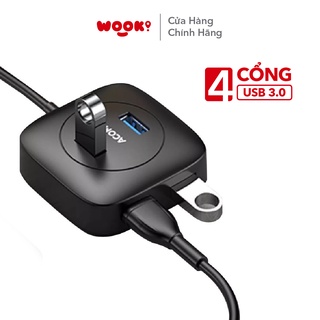 HUB USB 3.0 Bộ Chuyển Đổi 4 in1 ACOME AH300 Tốc Độ Truyền Tải Cao Công nghệ IC Mới Hàng Chính Hãng Bảo Hành 12 Tháng