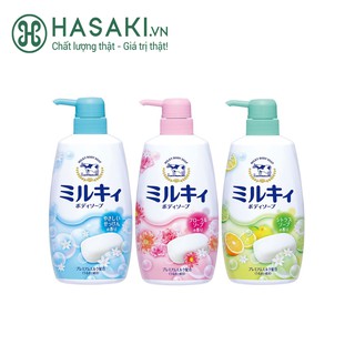 Sữa Tắm Bouncia Body Soap Milky With Pump 550ml