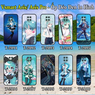 Ốp lưng Vsmart Aris/ Aris Pro dẻo đen in hình One Piece