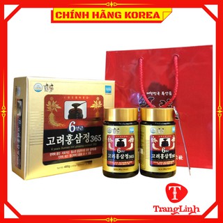Cao hồng sâm 365 hàn quốc, hộp 2 lọ - Cao sâm hàn quốc Korean Red Ginseng Extract - tranglinhkorea