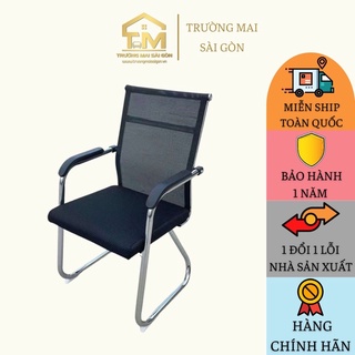 Ghế quỳ làm việc văn phòng chân chéo Trường Mai Sài Gòn lưng lưới nhựa cao cấp thoáng khí nệm êm ái có độ bền cao