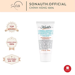 Kem ngăn mồ hôi Kiehl’s Superbly Efficient Anti-Perspirant &amp; Deodorant
