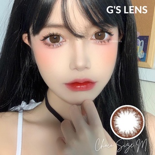 Kính Áp Tròng Choco Giãn Vừa Size M 14.5mm Có 0-6 Độ Cận AR2244 Choco
