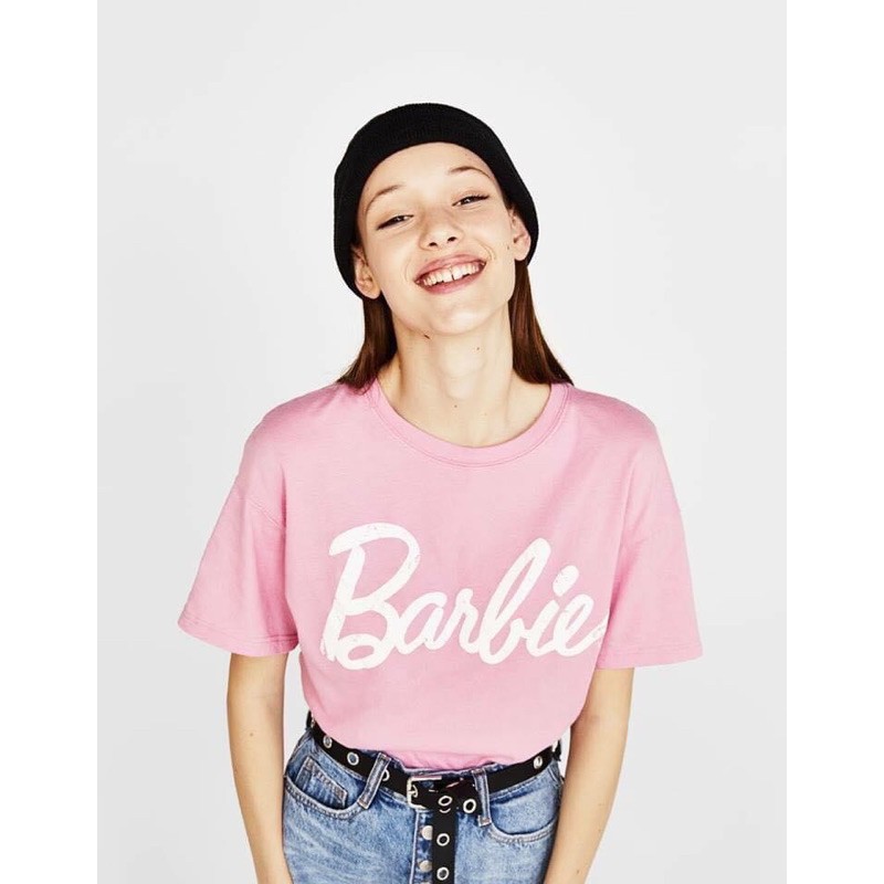 ÁO THUN PULL&BEAR HỒNG