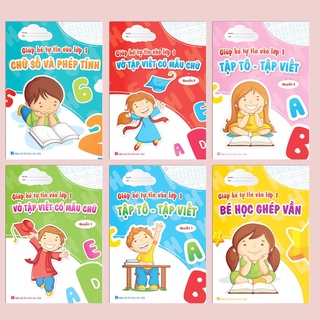 Sách - Giúp bé tự tin vào lớp 1 trọn bộ 6 cuốn