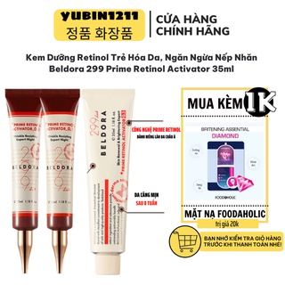 Kem Dưỡng Retinol Trẻ Hóa Da, Ngăn Ngừa Nếp Nhăn Beldora 299 Prime Retinol Activator 35ml