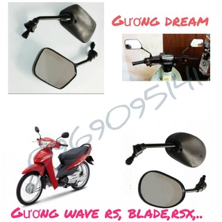Gương xe dream, gương chiếu hậu (đôi)