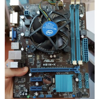 [Combo] Main Asus H61 + Chip I3 2120 + Ram 4GB Tặng Fan CPU