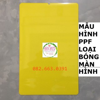 Dán PPF Samsung Tab S6 (T865) dành cho màn hình, mặt lưng, full lưng viền siêu bảo vệ loại bóng, nhám
