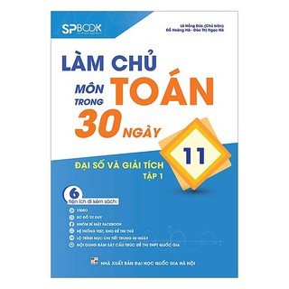 Sách - Làm Chủ Môn Toán Trong 30 Ngày - Đại Số Và Giải Tích 11 (Tập 1)