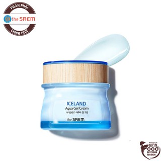 Gel Dưỡng Ẩm Cấp Nước Từ Nguồn Nước Khoáng Sông Băng The Saem Iceland Aqua Gel Cream 60ml