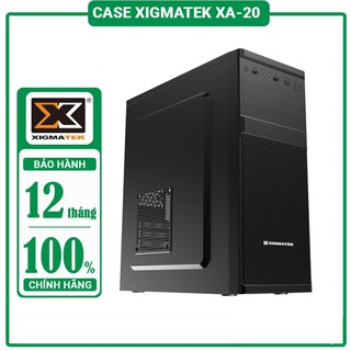 Vỏ Case Xigmatek XA-20 (MidTower/Màu Đen) - Chính hãng Mai hoàng phân phối !