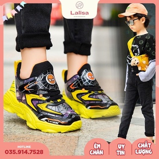 [Hàng chính hãng] Giày Thể Thao Người Nhện Cho Bé Trai Hiện Đại Năng Động Lalisa, size 26-37,G258-259
